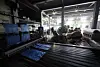 Lights are turned off at a processing workstation inside a plastic bag manufacturing factory in Ansan, Gyeonggi, on March 24. Production has been temporarily scaled back due to a shortage of raw materials like polyethylene. Korean petrochemical firms have cut production following disruptions in naphtha imports caused by the ongoing conflict in the Middle East. [YONHAP]