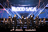 Boy band Enhypen performs during a concert for its “Blood Saga” world tour at KSPO Dome in southern Seoul on May 1. [BELIFT LAB]