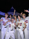 Riize take a photo after performing at Gwangju University's fall festival on Sept. 25, 2025. The boy group will also perform at Incheon National University and Soongsil University's upcoming spring festivals. [SCREEN CAPTURE]