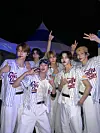 Riize take a photo after performing at Gwangju University's fall festival on Sept. 25, 2025. The boy group will also perform at Incheon National University and Soongsil University's upcoming spring festivals. [SCREEN CAPTURE]