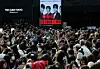 BTS fans crowd the area around Tokyo Dome before the start of the band's 'Arirang' world tour concert in Tokyo on April 17. [REUTERS/YONHAP]
