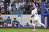 Samsung Lions' player Park Seung-kyu celebrates after hitting a game-tying three-run home run in the bottom of the eighth inning against the NC Dinos in Samsung Lions Park in Daegu on June 2. [SAMSUNG LIONS]