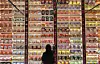 Ramyeon products are displayed at Emart24's store in Myeong-dong, Jung District, central Seoul, on March 16. [YONHAP]