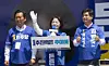 Choo Mi-ae campaigns in Seongnam, Gyeonggi, on May 29. [YONHAP]