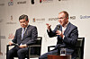 Mick Mulvaney, right, former acting White House chief of staff during U.S. President Donald Trump's first administration, speaks at a luncheon hosted by the American Chamber of Commerce in Korea in Seoul on May 21. [AMCHAM]