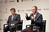 Mick Mulvaney, right, former acting White House chief of staff during U.S. President Donald Trump's first administration, speaks at a luncheon hosted by the American Chamber of Commerce in Korea in Seoul on May 21. [AMCHAM]
