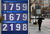 Prices of oil are displayed at a gas station in Seoul in this photo from March 2. [YONHAP]