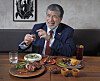 Mexican Ambassador to Korea Carlos Peñafiel Soto speaks during an interview over Mexican dishes and drinks at El Molino, a restaurant in Seongsu-dong, eastern Seoul, on Feb. 13. [PARK SANG-MOON]