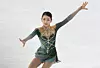 Kim Yu-jae performs during a domestic competition at the Mokdong Ice Rink in western Seoul on Nov. 30. [NEWS1]