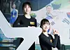 Figure skating twins Kim Yu-jae and Kim Yu-seong pose during an interview with the JoongAng Ilbo in Gwacheon, Gyeonggi, on May 13. [WOO SANG-JO]