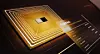 SK hynix displays a physical sample of its HBM4 at the Semiconductor Exhibition held on Oct. 22 at COEX in Gangnam District, southern Seoul. [NEWS1]