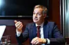 United Nations Development Programme Administrator Alexander De Croo speaks during an interview with the JoongAng Ilbo at the Grant Hyatt Hotel in Yongsan District, central Seoul, on May 21. [KIM JONG-HO]