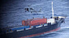 U.S. Marines from the 31st Marine Expeditionary Unit board M/V Blue Star III, a commercial ship suspected of attempting to transit to Iran in violation of the U.S. blockade of Iranian ports. [CENTCOM]