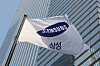 Samsung Electronics' flag in front of the company's Seocho office in southern Seoul [YONHAP]