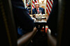 U.S. President Donald Trump speaks during a cabinet meeting in the Cabinet Room of the White House in Washington on May 27. [AFP/YONHAP]