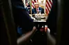 U.S. President Donald Trump speaks during a cabinet meeting in the Cabinet Room of the White House in Washington on May 27. [AFP/YONHAP]