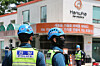 Authorities surround Hanwha Aerospace's Daejeon facility after an explosion on June 1. [NEWS1]