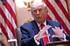 President Donald Trump speaks during a Cabinet meeting at the White House in Washington on May 27. [AP/YONHAP]