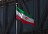 The Iranian flag is seen in front of the Embassy of Iran in Korea in Yongsan District, central Seoul on June 22, 2025. [YONHAP]