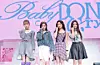 Girl group Baby DONT Cry poses for photos during a press showcase for its first EP, 'After Cry,' at Blue Square in Yongsan District, central Seoul, on March 24. [NEWS1]