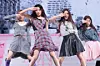 Girl group Baby DONT Cry performs 'Shapeshifter,' a prereleased track from its first EP 'After Cry,' during a press showcase at Blue Square in Yongsan District, central Seoul, on March 24. [NEWS1]