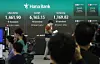 A financial index screen in the dealing room of Hana Bank in Seoul on March 3 [YONHAP]