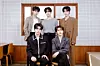Boy band ZeroBaseOne poses for photos during a group interview ahead of the release of its sixth EP, ″Ascend-,″ held in Gangnam District, southern Seoul, on May 15. [WAKEONE]