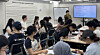 International students listen to a lecture on legal and administrative information during the Seoul Metropolitan Government’s “30 Days in Seoul” program at the city’s youth startup support center in Seodaemun District, western Seoul, on July 7, 2025. [CHO JUNG-WOO]