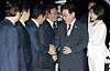 President Lee Jae Myung and First Lady Kim Hea Kyung arrive at Seoul Air Base on April 24 after completing their state visits to India and Vietnam. [JOINT PRESS CORPS]