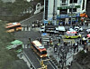 The scene of a bus accident in Gangseo District, western Seoul, on March 10 [YONHAP]