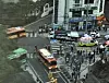 The scene of a bus accident in Gangseo District, western Seoul, on March 10 [YONHAP]