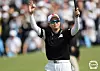 Kim Hyo-joo of Korea celebrates after winning the NH Investment & Securities Ladies Championship at Suwon Country Club in Yongin, Gyeonggi, on May 10. [KLPGA]