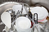 An image of dishes ready to be washed in the sink [YONHAP]