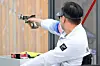 Korean shooter Kim Jung-nam competes at the 2022 Hangzhou Para Asian Games in Fuyang, China on Oct. 26, 2023. [YONHAP]