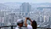 Apartment complexes seen from Mount Namsan in central Seoul on May 27. [NEWS1[