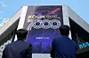 A banner commemorating the Kospi benchmark index breaking 7,000 is displayed outside the Korea Exchange in Seoul, on May 6, 2026. [AP/YONHAP]