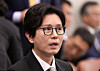 Kim Min-jong, CEO of KC Contents, attends a parliamentary audit of the Ministry of Trade, Industry and Resources held in Yeouido, western Seoul, on Oct. 26, 2023. [NEWS1]