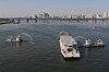 A joint public-private water rescue drill is conducted on the Han River near Wonhyo Bridge in Seoul on Oct. 28, 2021. Image is unrelated to the story. [NEWS1]