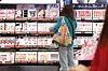 A person shops inside a cosmetic store in Seoul on Nov. 4, 2025. [YONHAP]