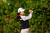 Ko Jin-young hits a shot from the 12th tee during the second round of the Kroger Queen City Championship at Maketewah Country Club n Cincinnati, Ohio, on May 15. [AFP/YONHAP]