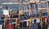 Containers are seen stacked at Pyeongtaek Port in Pyeongtaek, Gyeonggi, on March 1. [YONHAP]