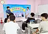 Law enforcers train juvenile pupils on crime prevention to correct their misconduct at a welfare center in Gwangju in August 2025. [GWANGJU NAMBU POLICE STATION/YONHAP]