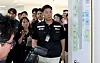 Choi Seung-ho, head of the Samsung Electronics chapter of the Samsung Group United Union, walks into the second round of mediation talks held between the labor and management at the National Labor Relations Commission in Sejong on May 18. [NEWS1]