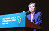Korean Foreign Minister Cho Hyun speaks at the 2026 Korea-Africa Foreign Ministers' Meeting, which was held in central Seoul, on June 1. [YONHAP]