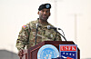 United States Forces Korea (USFK) Commander General Xavier Brunson speaks during change-of-command ceremony for the United Nations Command, Combined Forces Command and USFK at Camp Humphreys in Pyeongtaek, Gyeonggi, on Dec. 20, 2024. [JOINT PRESS CORPS]