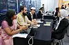 International job seekers consult recruiters at the 2026 Global Talent Fair at Coex in Gangnam District, southern Seoul, on June 1. [NEWS1]