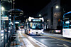 An early-morning self-driving express bus, the A741, during a test run [SEOUL METROPOLITAN GOVERNMENT]