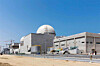 This undated photograph released by the United Arab Emirates' state-run WAM news agency shows the under-construction Barakah nuclear power plant in Abu Dhabi's Western desert. [AP/YONHAP]