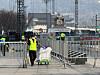 Staff clean up Gwanghwamun Square in central Seoul on March 22 after a BTS comeback performance. [IM SOUNG-BIN]