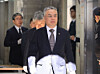 Special prosecutor Kwon Chang-young is seen during a plaque unveiling ceremony at the second comprehensive special counsel's office in Gwacheon, Gyeonggi, on Feb. 25. [YONHAP]